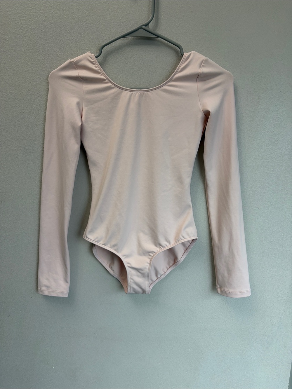 BLOCH Long Sleeve Ballet Leotard in Light Pink